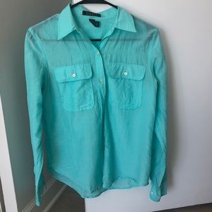 Silk and cotton button down - Ralph Lauren